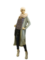 Full-length female mannequin