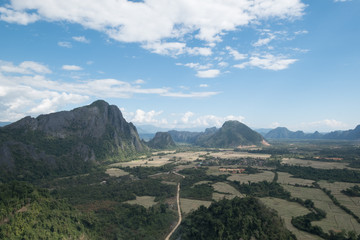 Beautiful landscape in Laos