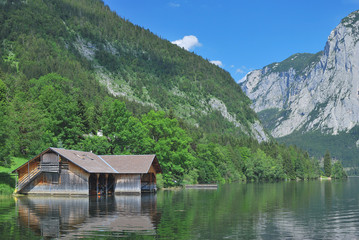 Fototapeta na wymiar am Altausseer See im Steirischen Salzkammergut,Steiermark,Österreich