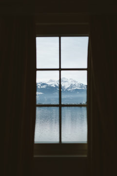 Fototapeta View through the window