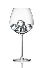 empty wine glass