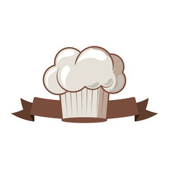 Chef hat symbol icon vector illustration graphic design