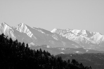 Tatra Mountains. Fot. Konrad Filip Komarnicki / EAST NEWS Krynica - Zdroj 08.02.2015 Tatry o poranku z Wierchomli.