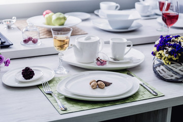 Beautiful decorated table.