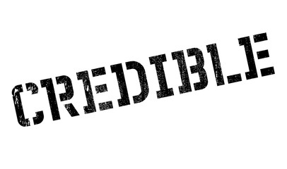 Credible rubber stamp. Grunge design with dust scratches. Effects can be easily removed for a clean, crisp look. Color is easily changed.