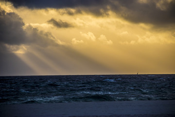 Pompano beach ocean sunrise 