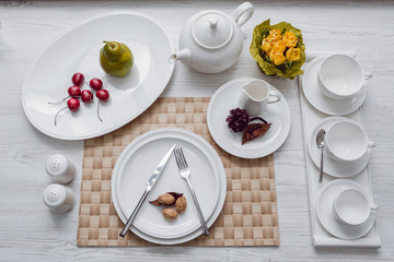 Beautiful decorated table.
