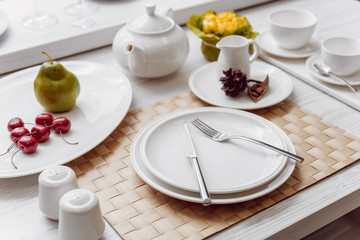 Beautiful decorated table.