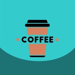  flat vector icon design collection coffee to go