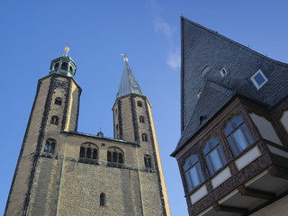 Fototapeta na wymiar Goslar - Marktkirche St. Cosmas und Damian, Deutschland