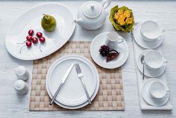 Beautiful decorated table.
