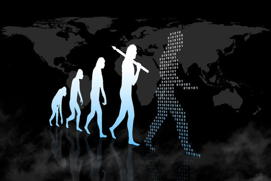 Human Evolution in to the modern / digital world.