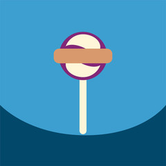 flat vector icon design collection bonbon candy 