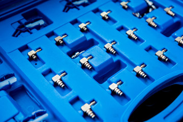 Tools in auto repair service.