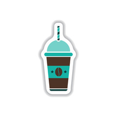 Label Frames and badges vector icon design collection coffee emblem coffee to go