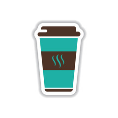 Label Frames and badges vector icon design collection coffee emblem coffee to go