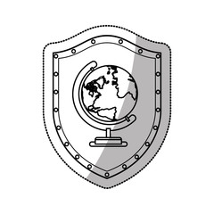 School world globe icon vector illustration graphic design