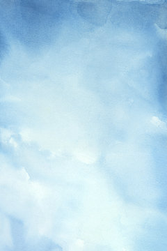 Blue Water Color Background
