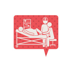 Giving birth pictogram icon vector illustration graphic design