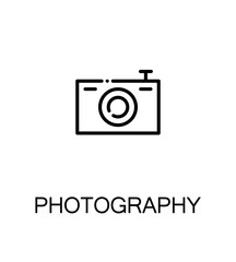 Photography flat icon.