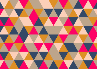 Fototapeta na wymiar Vintage Triangle Pattern