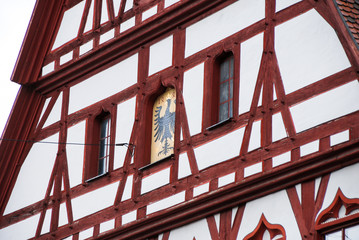 ロマンチック街道沿いの街　ネルトリンゲン　ブロート・タンツハウスの市の紋章（ドイツ）