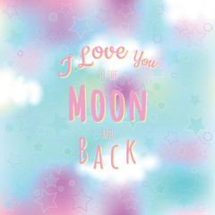 Valentine card modern romantic background