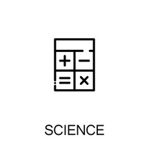 Science flat icon