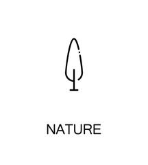 Nature flat icon