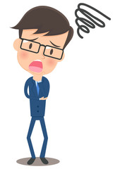 男性会社員　失敗