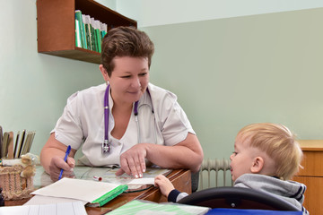 Little patient / Photo of the small patients at the children's hospital
