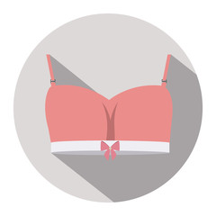 Bra women underwear icon vector illustration graphic design