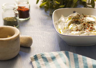 Turkish raki and mezes