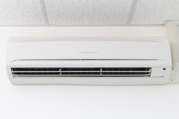 Air conditioner (AC) indoor unit or evaporator and wall mounted. That is part of mini split system...