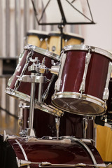 Fototapeta na wymiar Detail of a drum kit