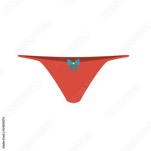 "Panties womens fashion icon vector illustration graphic design" Stock
