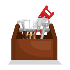tools kit equipment icon vector illustration design