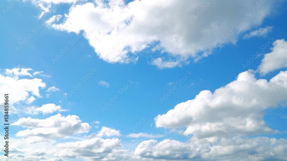 Wall mural the clear sky with a cloud