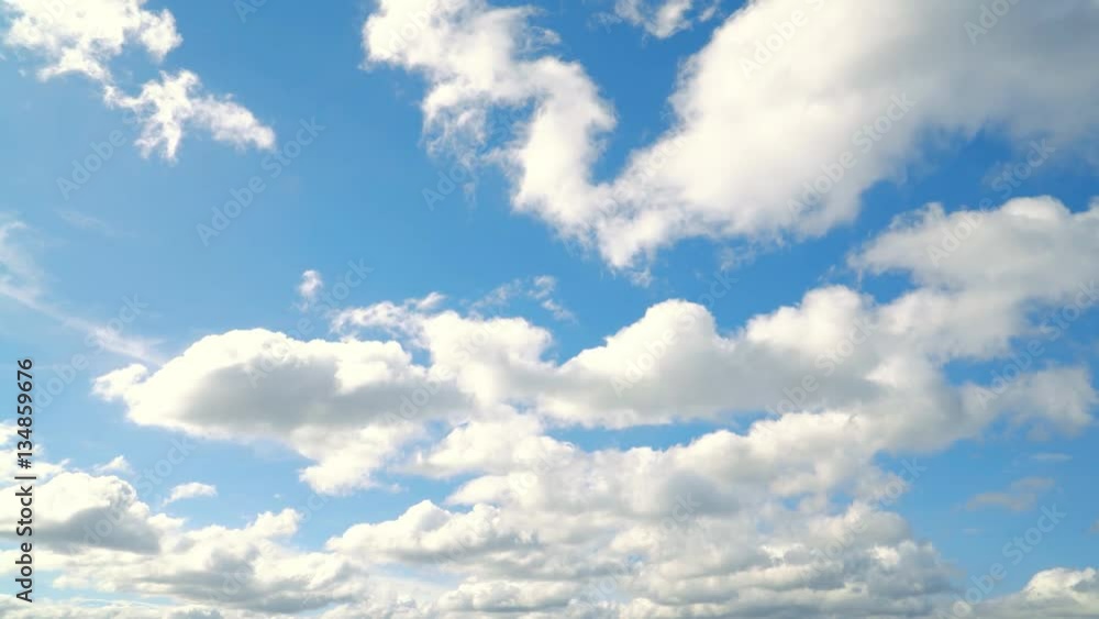 Wall mural the clear sky with a cloud