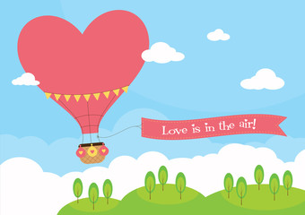Heart Shaped Hot Air Balloon