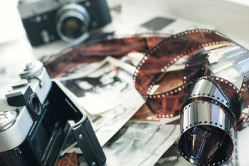 Beautiful photo of vintage camera