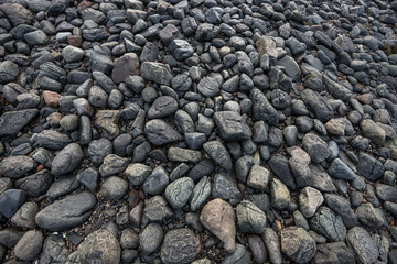 Scottish beach pebbles