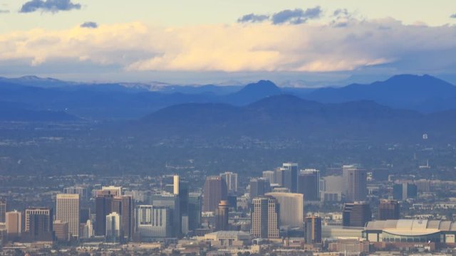 4K UltraHD A Timelapse city of Phoenix in the Valley of the Sun