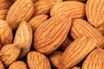 ripe almonds texture