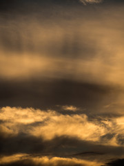Sun Through Clouds of Grey