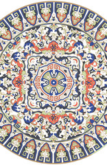 Traditional Chinese floral ornament