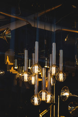 Old style ceiling lamps for interior decoration
