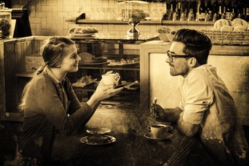 Composite image of grey background