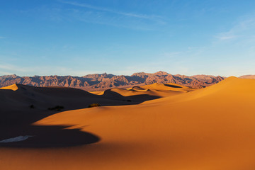 Plakat Sand dunes in California