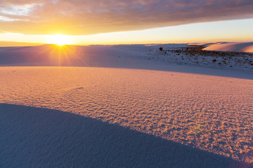White sands